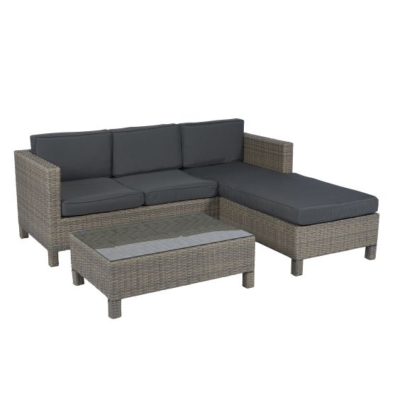 Ensemble De Jardin Pure Garden Living Canape D Angle 3 Places En